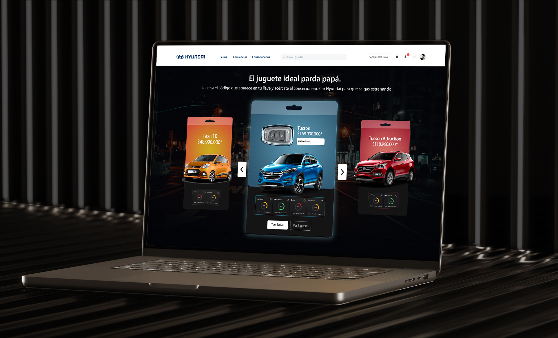 UX/UI web design campaña Hyundai - grupoarbol